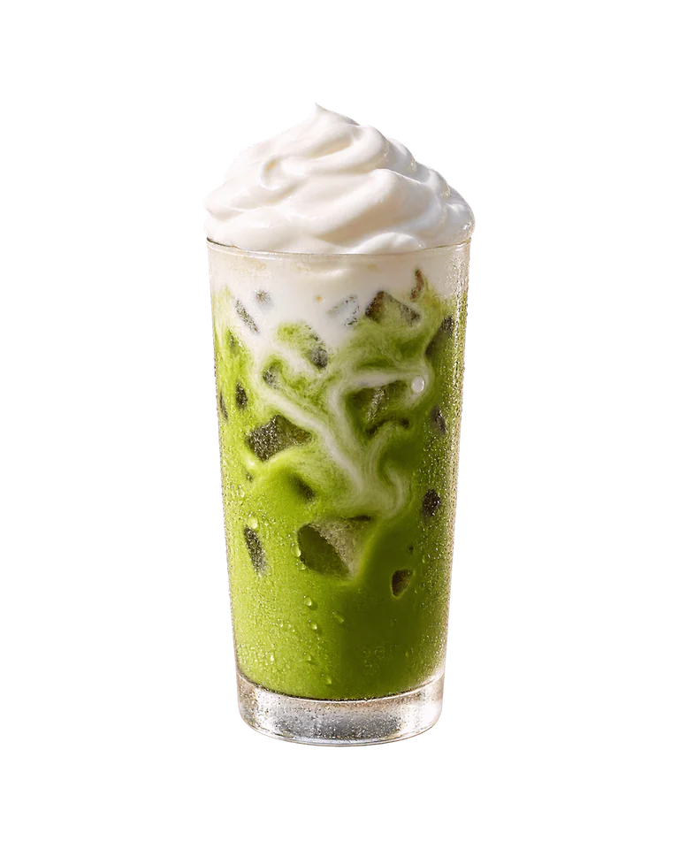 Cafe Iced Coconut Cloud Matcha made at home — copycat recipe