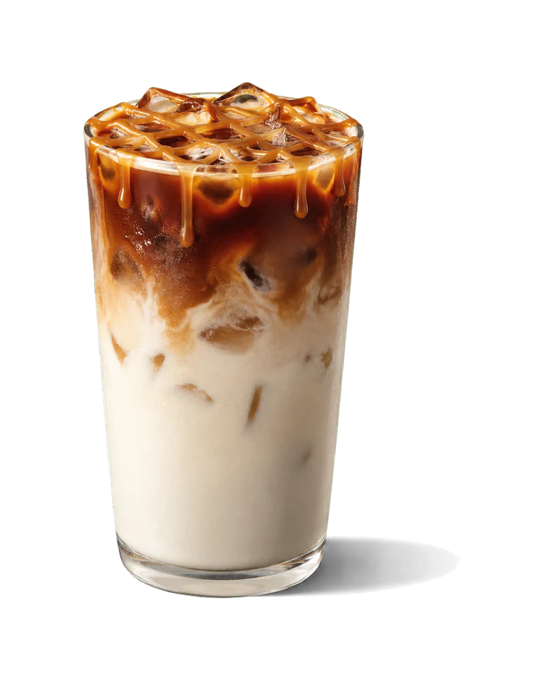 Cafe Iced Caramel Macchiato made at home — copycat recipe